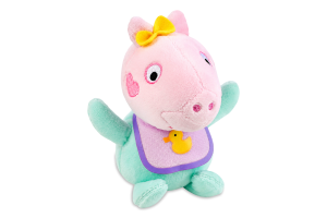 Игрушка мягкая для детей от 3лет 15см №46271 Peppa pig Эви Beanie babies TY 1шт