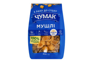 Изделия макаронные класc экстра группа А Ракушки Чумак м/у 400г