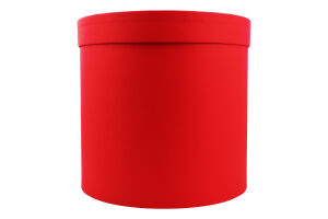 Коробка подарункова червона кругла 20*20см НК-29 Екстрафікс