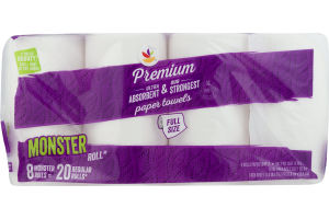 Ahold Premium Full Size Paper Towels - 8 CT