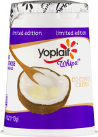Yoplait Whips! Lowfat Yogurt Mousse Coconut Cream