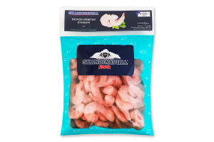Креветки быстрозамороженные глазированные сырые очищенные 16-20 Professional Skandinavika м/у 1кг