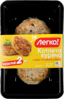 Котлета куриная с сыром и зеленым луком Легко! охл лоток 190г