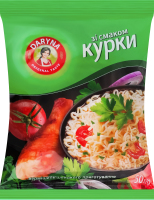 Вермішель швидкого приготування зі смаком курки Daryna м/у 50г