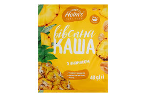 Каша овсяная с ананасом быстрого приготовления Holm's м/у 40г
