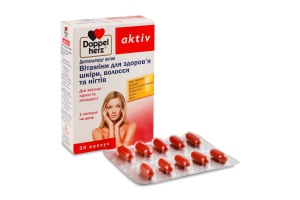 Доппельгерц Актив для здоров`я шкіри,волосся,нігтів капс №30