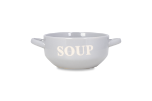 Бульйонниця Cream 700мл сіра кераміка Ardesтo