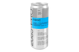 Напиток безалкогольный газированный минерализованный фруктосодержащий и витаминосодержащий Тонус Pro 2085 ж/б 0.33л