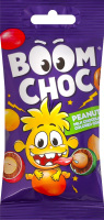 Драже Арахіс у молочному шоколаді та різнокольоровій глазурі Boom Choc м/у 45г