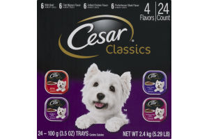 Cesar Classics Canine Cuisines Variety Pack - 24 CT
