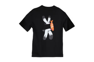 Футболка Чайка-Чек чорна L