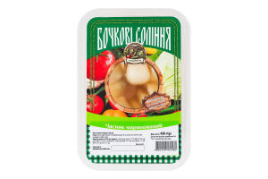 Чеснок маринованный Бочковые соленья ПП Діана-М лоток 450г