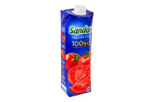 Сік відновлений стерилізований з сіллю томатний Sandora т/п 950мл