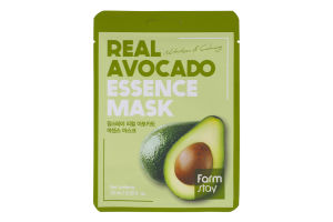 Маска д/обличчя Real Avocado живильна тканинна 23мл Farm stay