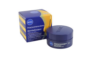 Крем для лица ночной против морщин + ревитализация с маслом авокадо, кальцием и пантенолом 55+ Nivea 50мл