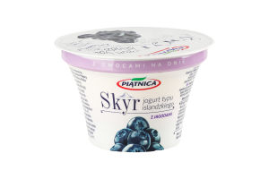 Йогурт Piatnica Скир по-ісландськи лохина