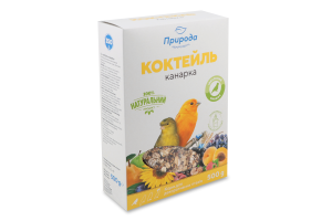 Корм д/декоративних птахів Коктейль Канарка 500г Природа