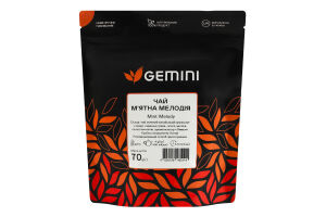 Чай М'ятна мелодія Gemini д/п 70г
