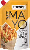 Соус майонезный с нежной горчицей Tasty Mayo Торчин д/п 190г
