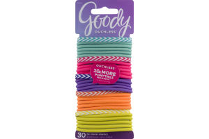 Goody Ouchless No Metal Elastics - 30 CT