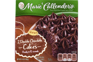 Marie Callender's Double Chocolate Cakes - 2 CT