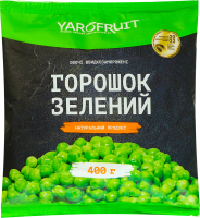 Горошок зелений швидкозаморожений Yarofruit м/у 400г