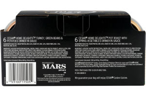 Cesar Home Delights Dog Food Variety Pack - 12 CT