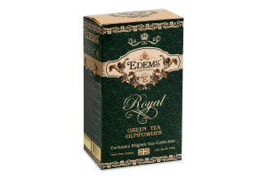 Чай зелений листовий Gunpowder Royal Edems к/у 100г