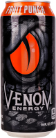 Напій енергетичний Venom Fruit Punch з/б