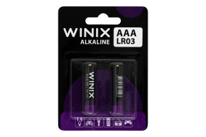 Батарейка AAA 1.5V LR03 Alkaline Winix 2шт