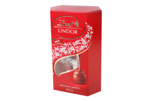 Конфеты из молочного шоколада с начинкой Lindor Lindt к/у 137г