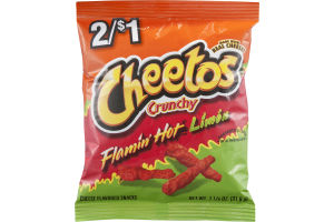 Cheetos Crunchy Flamin' Hot Limon Cheese Snacks