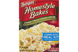 Banquet Homestyle Bakes Creamy Cheesy Chicken Alfredo