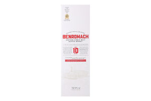 Виски 0.7л 43% шотландский односолодовый 10YO Benromach к/у