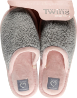 Капці кімнатні домашні жіночі Twins №6119 36-37 сірий