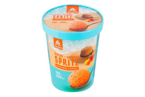 Мороженое сорбет Персик-абрикос Spritz Rud ведро 500г