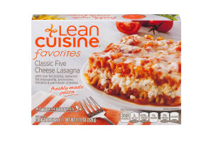 Lean Cuisine Favorites Classic Five Cheese Lasagna