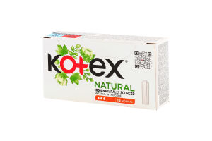 Тампони гігієнічні Нормал Natural Kotex 16шт