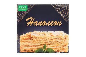 Торт зі смаком пломбіру Наполеон Гама Fresh Sandwiches к/у 1.1кг