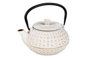 Чайник-заварник Eat&Drink чавун білий 1л