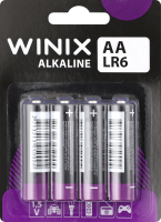 Батарейка AA 1.5V LR6 Alkaline Winix 4шт
