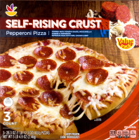 Ahold Self-Rising Crust Pizza Pepperoni - 3 CT