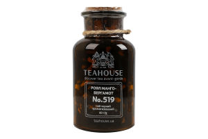 Чай чорний ароматизований №519 Роял манго-бергамот Teahouse с/б 60г