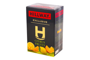 Чай чорний байховий листовий з цитрусовими Exclusive Hillway к/у 100г