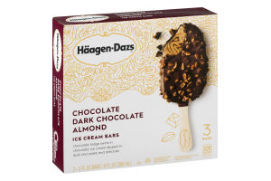 Haagen-Dazs Chocolate Dark Chocolate Almond Ice Cream Bars - 3 CT