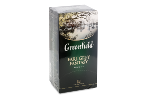 Чай чорний Earl Grey Fantasy Greenfield к/у 25х2г