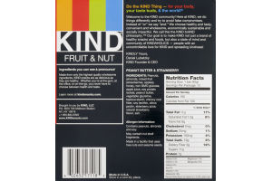 KIND Fruit & Nut Bar Peanut Butter & Strawberry - 12 CT