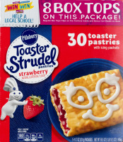 Pillsbury Toaster Strudel Pastries Strawberry - 30 CT