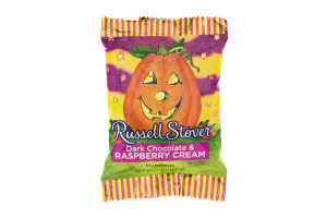 Russell Stover Dark Chocolate & Raspberry Cream Pumpkin