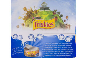 Purina Friskies Prime Filets Seafood Favorites Cat Food Variety Pack - 24 CT